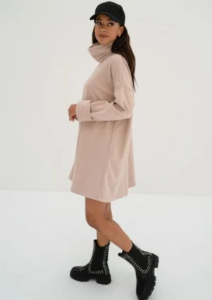 Cambelle - Beige loose tunic dress