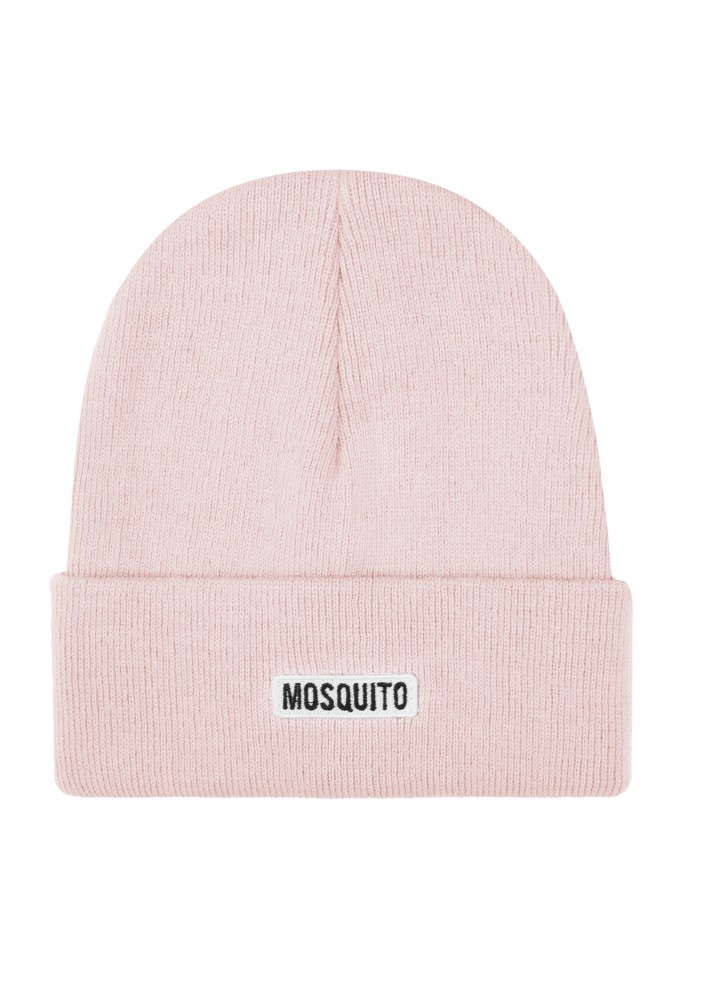 Buff - Powder pink knitted beanie