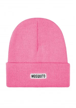 Buff - Pink knitted beanie