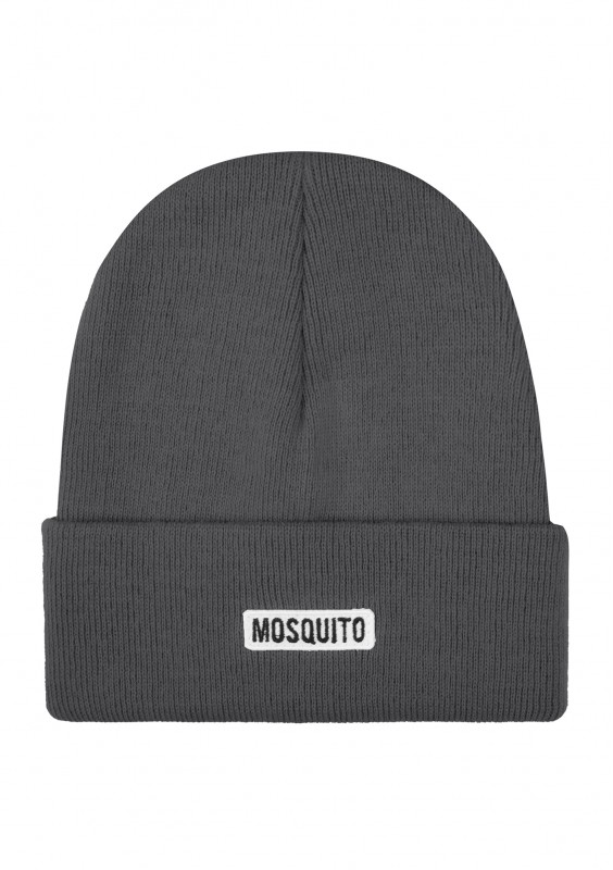 Graphite knitted beanie