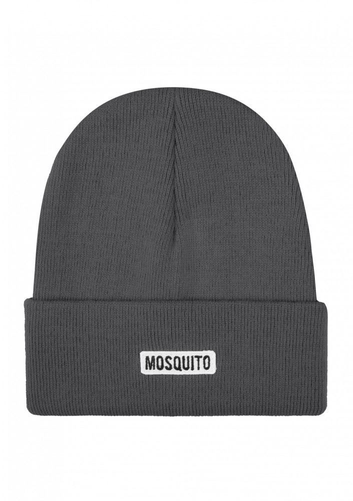 Graphite knitted beanie