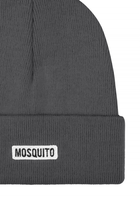 Graphite knitted beanie