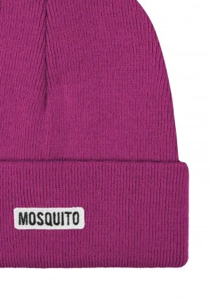 Blueberry pink knitted beanie