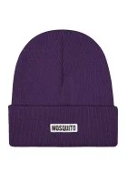 Buff - Dzianinowa czapka beanie z logo Purple