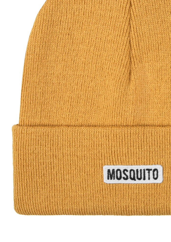 Buff - Yellow knitted beanie