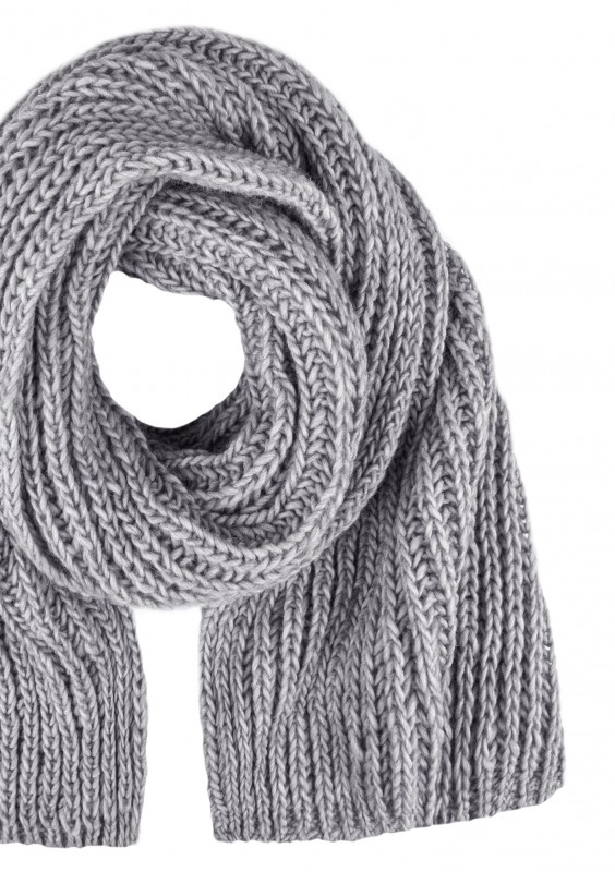 Naluu - Grey melange scarf