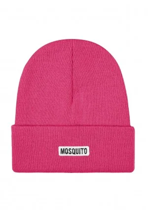 Dzianinowa czapka damska beanie Magenta