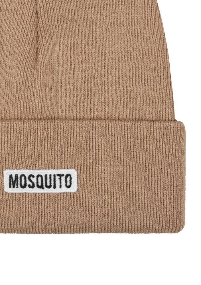 Latte beige knitted beanie