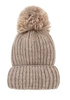 Naluu - Beige melange winter hat