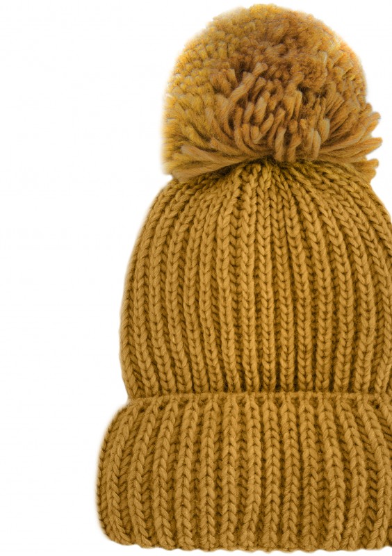 Naluu - Mustard yellow winter hat