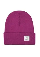 Winter blueberry pink kids beanie