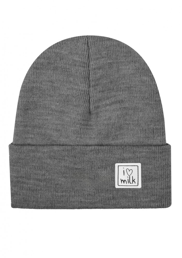 Winter graphite melange kids beanie