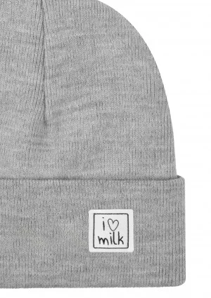 Winter grey melange kids beanie