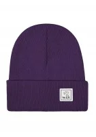 Dzianinowa czapka dziecięca Purple