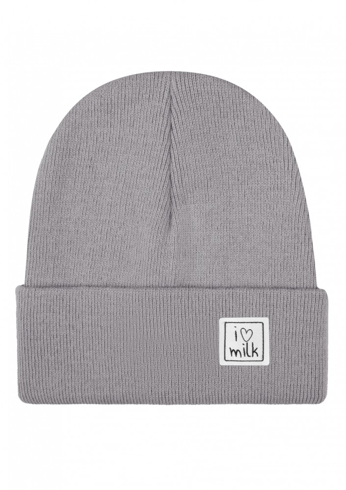 Winter grey kids beanie