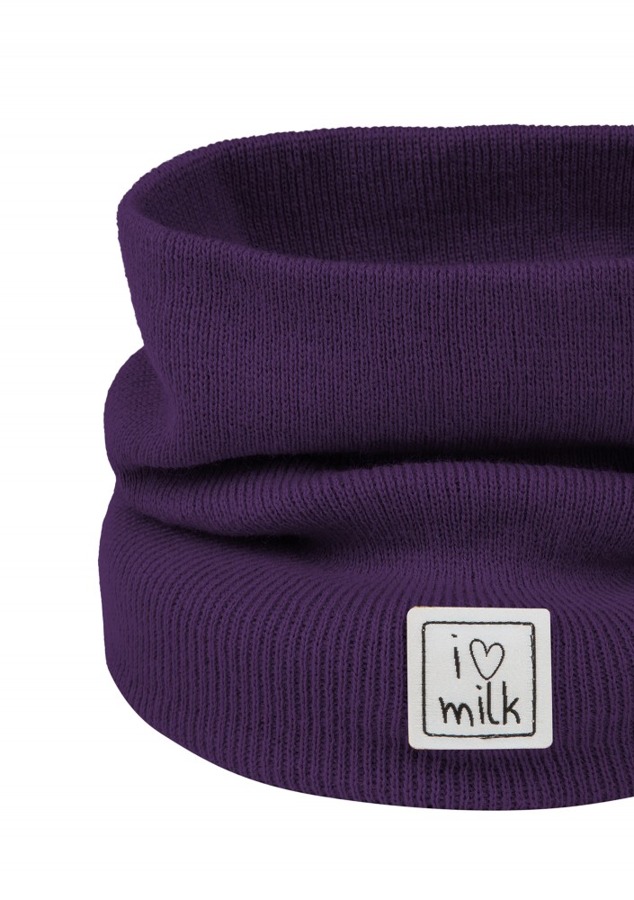 Dzianinowy komin dziecięcy Purple