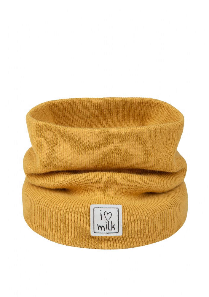 Dzianinowy komin dziecięcy Yellow