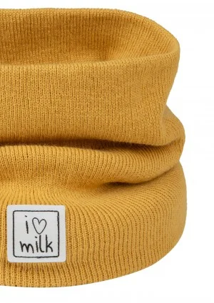Kids yellow knitted snood