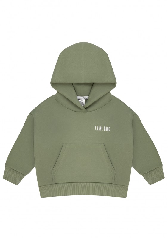 Pure - Olive kids hoodie