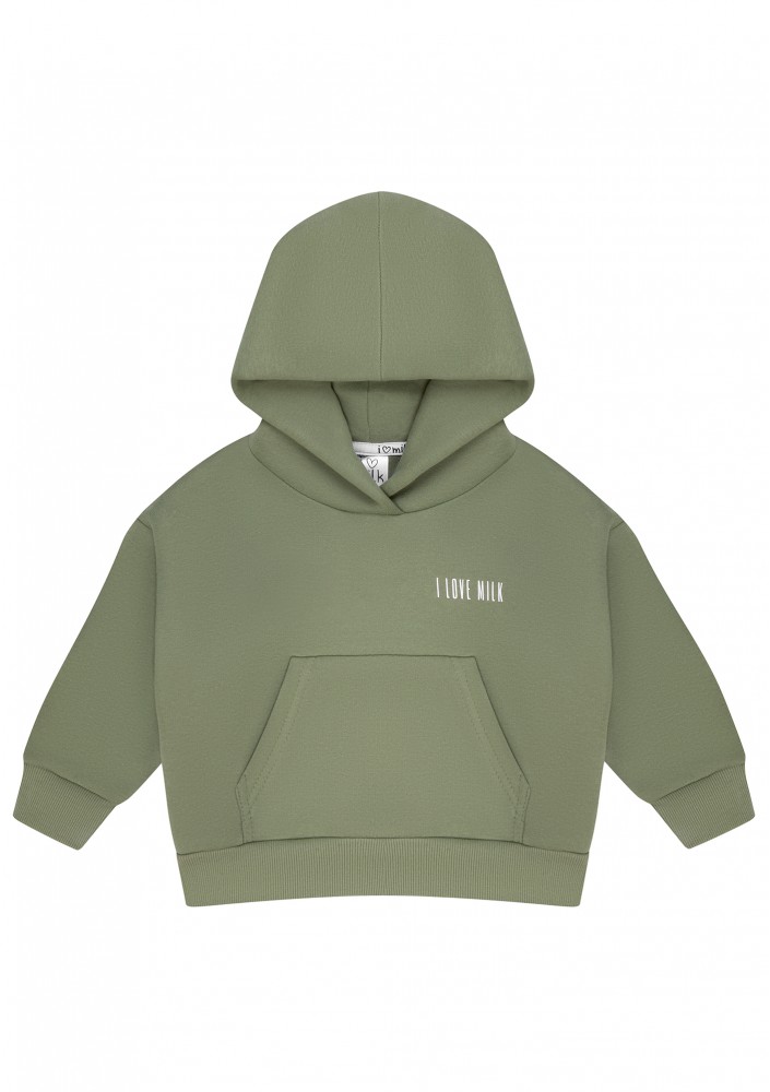 Pure - Olive kids hoodie