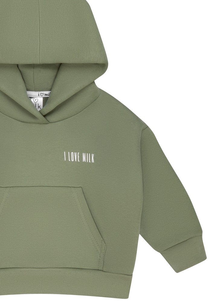 Pure - Olive kids hoodie