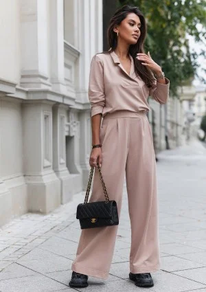 Onix - Bluza z kołnierzykiem Beige