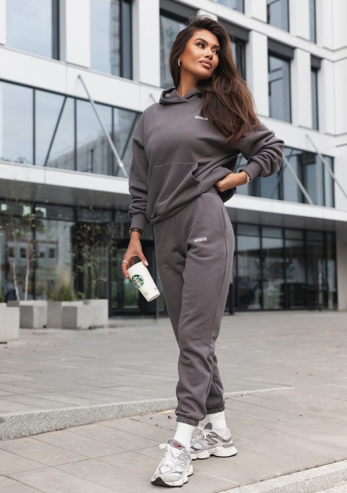Dark Stone loose fit sweatpants