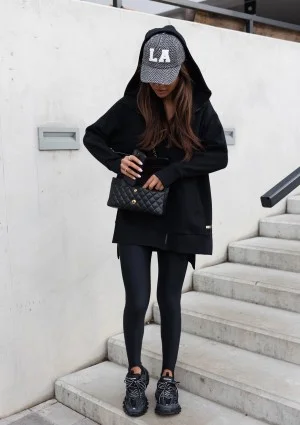 Heet - Długa bluza rozpinana Black