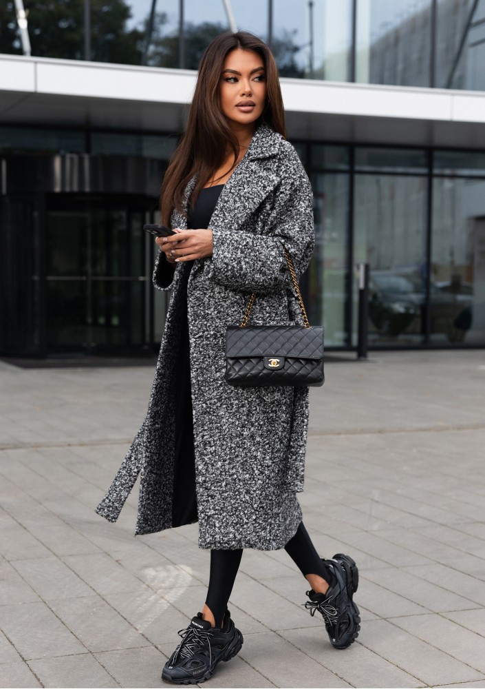 Blade - Melange boucle coat