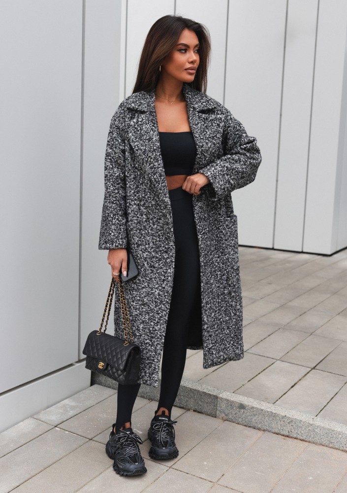 Blade - Melange boucle coat
