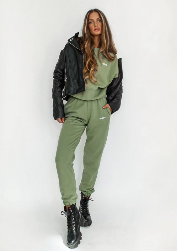Pure - Olive green sweatpants