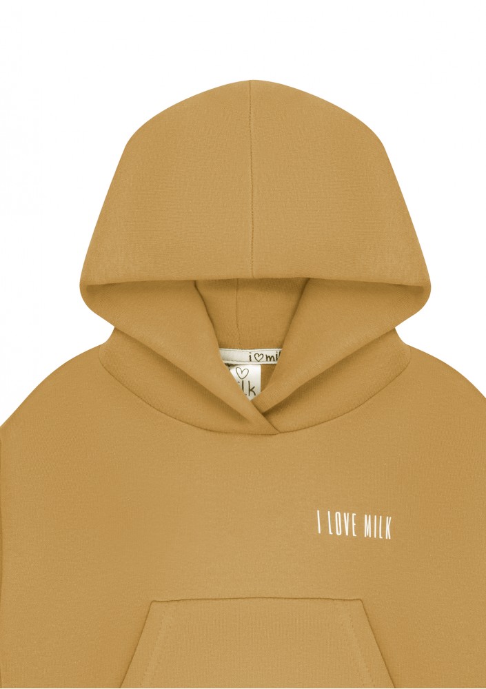Pure - Amber yellow kids hoodie