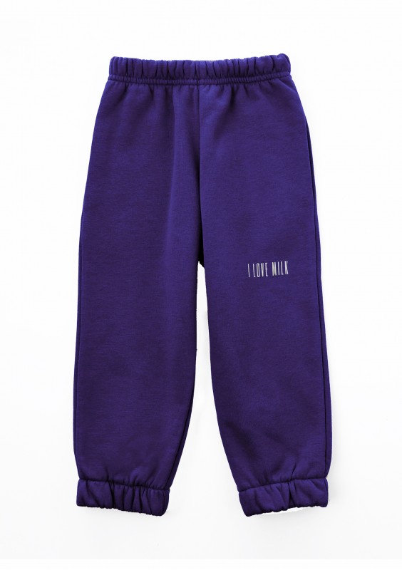 Pure - Deep purple kids sweatpants