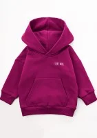 Pure - Blueberry pink kids hoodie
