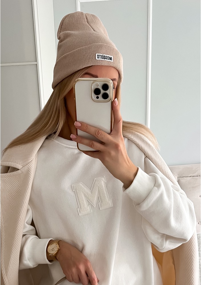 Buff - Beige knitted beanie