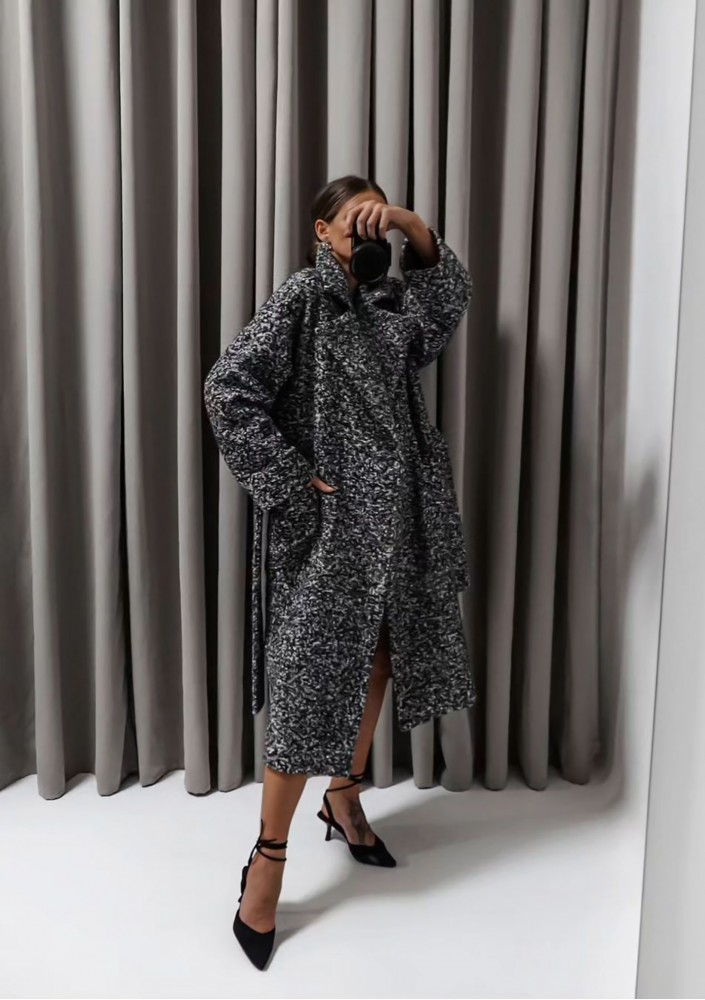 Blade - Melange boucle coat