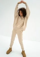 Hoody - Sand beige sweatpants