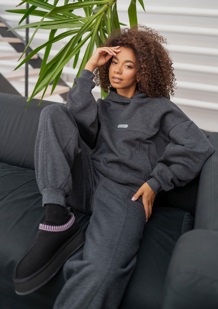 Camp - Dark melange sweatpants