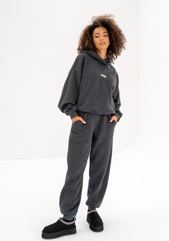 Camp - Dark melange sweatpants
