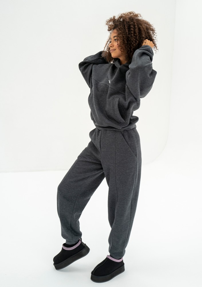 Camp - Dark melange sweatpants