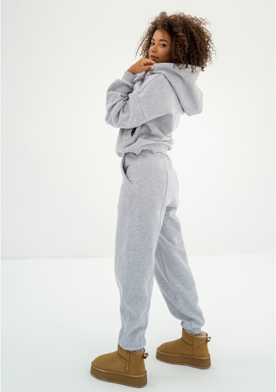 Camp - Grey melange hoodie