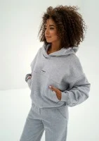 Camp - Grey melange hoodie