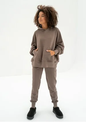 Hoody - Savannah tan brown sweatpants