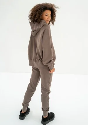 Hoody - Savannah tan brown sweatpants