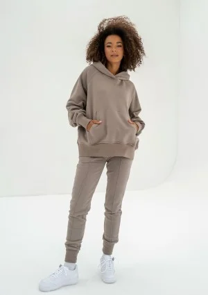 Hoody - Spodnie dresowe jogger Simple Taupe