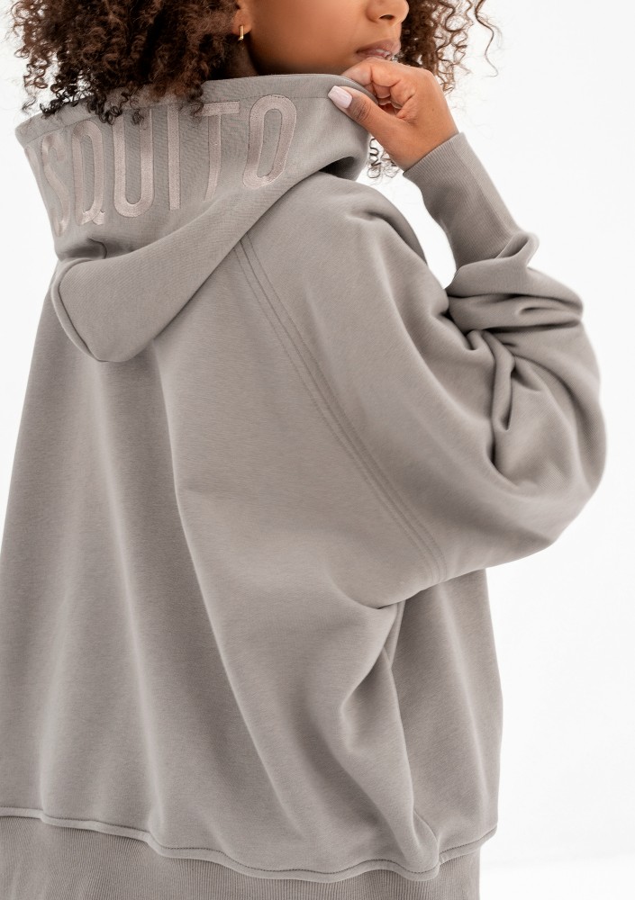 Hoody - Simply taupe oversize hoodie