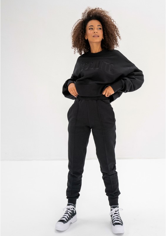 Hoody - Black sweatpants