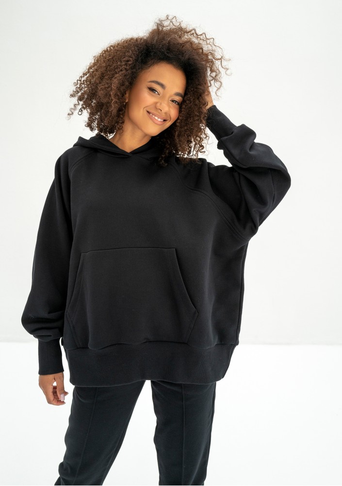 Hoody - Black oversize hoodie