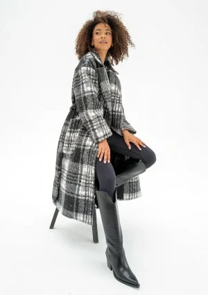 Blade - Checked boucle coat