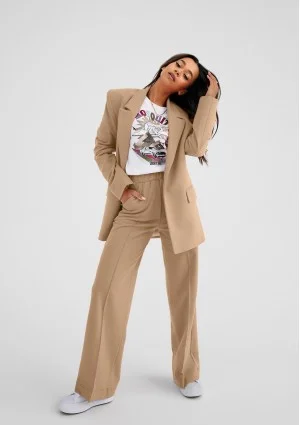Zura - Beige oversize blazer